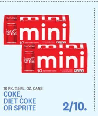 Kings Food Markets Coke, diet coke or sprite offer