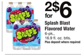 ACME Splash blast flavored water offer