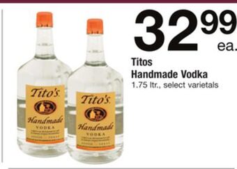 ACME Titos handmade vodka offer