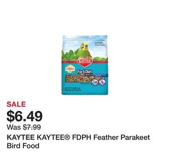 Petsmart Kaytee® fdph feather parakeet bird food offer