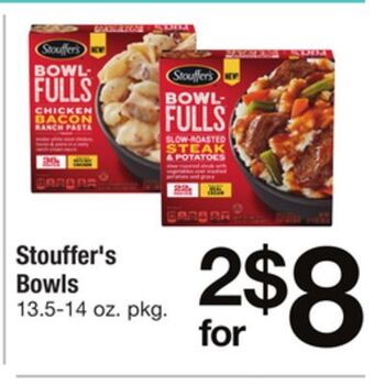 ACME Stouffer's bowls offer