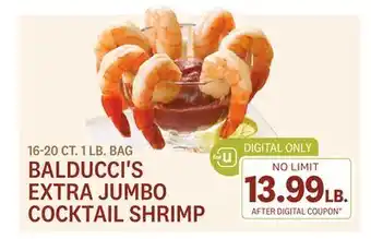 Balducci's Balducci's extra jumbo cocktail shrimp offer