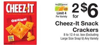 The Fresh Grocer Snack crackers offer