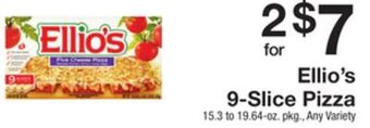 The Fresh Grocer 9-slice pizza offer