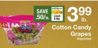 The Fresh Grocer Cotton candy grapes offer