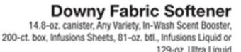 The Fresh Grocer Fabric softener offer