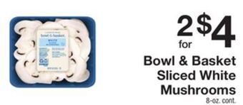 The Fresh Grocer Sliced white mushrooms offer