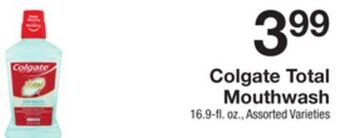 The Fresh Grocer Total mouthwash offer