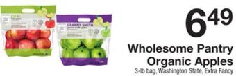 The Fresh Grocer Organic apples offer