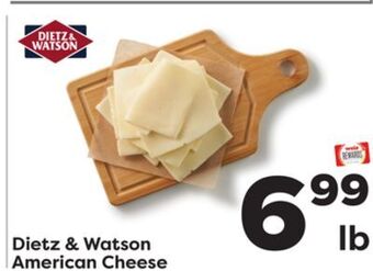 Weis Markets Dietz & watson american cheese offer