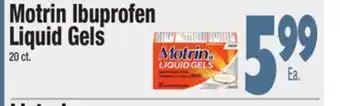 King Kullen Motrin ibuprofen liquid gels offer