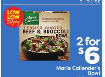 Weis Markets Marie callender's bowl offer