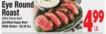 King Kullen Eye round roast offer