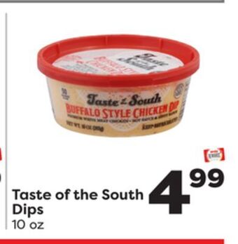 Weis Markets Taste of the south dips offer