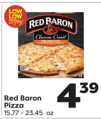 Weis Markets Red baron pizza offer