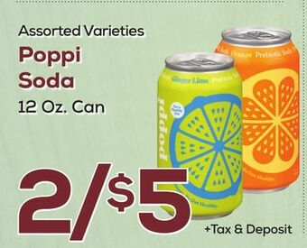 DeCicco & Sons Poppi soda offer