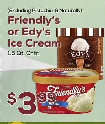 DeCicco & Sons Friendly's or edy's ice cream offer