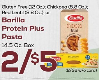 DeCicco & Sons Barilla protein plus pasta 14.5 oz. box offer