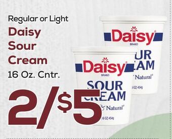 DeCicco & Sons Daisy sour cream offer