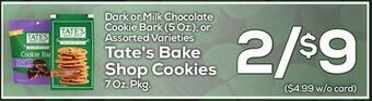DeCicco & Sons Tate's bake shop cookies 7 oz. pkg offer