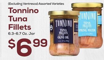 DeCicco & Sons Tonnino tuna fillets offer