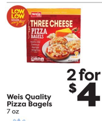 Weis Markets Weis quality pizza bagels offer