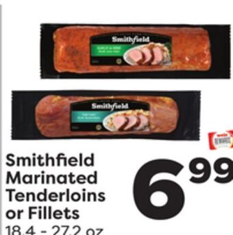 Weis Markets Smithfield marinated tenderloins or fillets offer