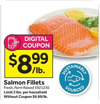 Stop&Shop Salmon fillets offer