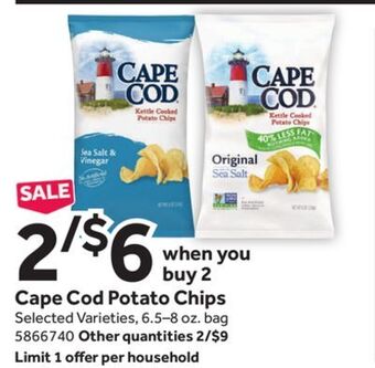 Stop&Shop Cape cod potato chips offer