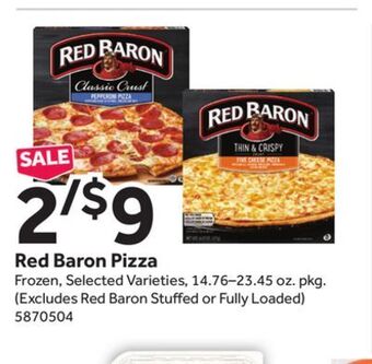 Stop&Shop Red baron pizza offer