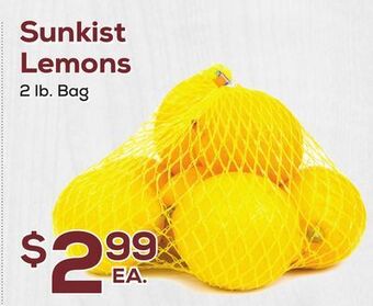 DeCicco & Sons Sunkist lemons offer