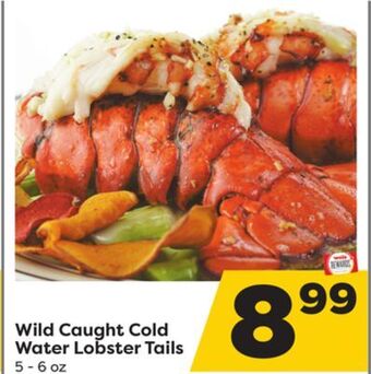Weis Markets Wild caught cold water lobster tails offer