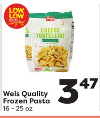 Weis Markets Weis quality frozen pasta offer