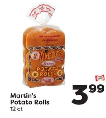Weis Markets Martin's potato rolls offer