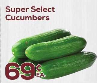 DeCicco & Sons Super select cucumbers offer
