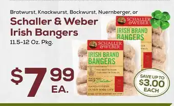 DeCicco & Sons Schaller & weber irish bangers offer