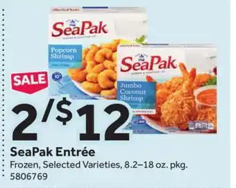 Stop&Shop Seapak entrée offer
