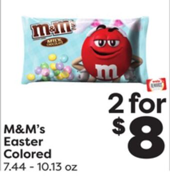 Weis Markets M&m's easter colored offer