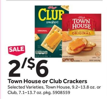 Stop&Shop Town house or club crackers offer