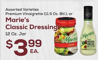 DeCicco & Sons Marie's classic dressing offer