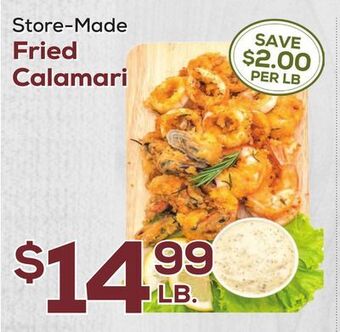 DeCicco & Sons Fried calamari offer