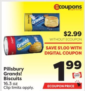 Weis Markets Pillsbury grands! biscuits offer