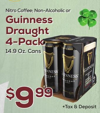 DeCicco & Sons Guinness draught 4-pack offer