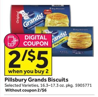 Stop&Shop Pillsbury grands biscuits offer