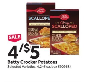Stop&Shop Betty crocker potatoes offer