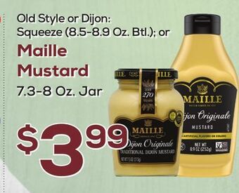 DeCicco & Sons Maille mustard 7.3-8 oz. jar offer