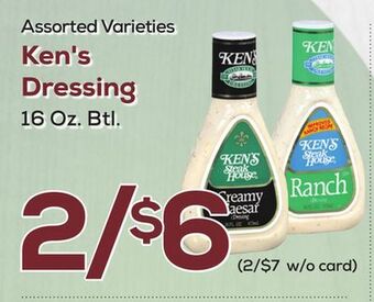 DeCicco & Sons Ken's dressing offer