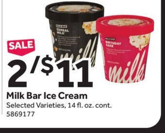 Stop&Shop Milk bar ice cream offer