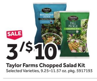 Stop&Shop Taylor farms chopped salad kit offer