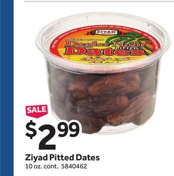 Stop&Shop Ziyad pitted dates offer